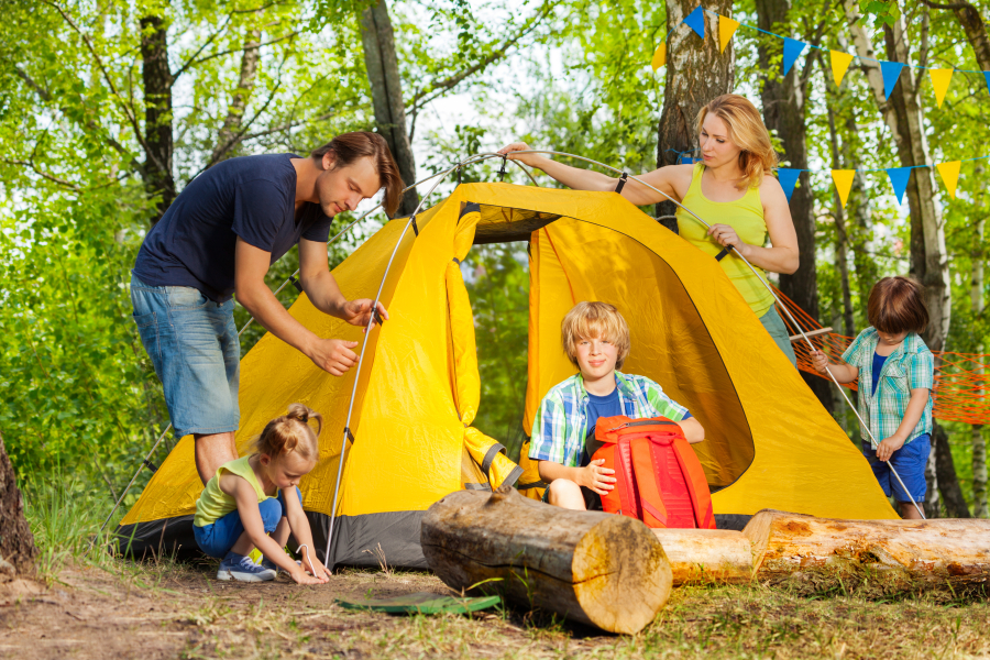 famille au camping gorges du verdon