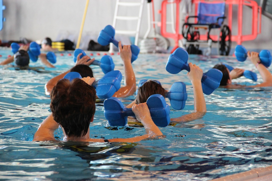 aquagym au camping corse 